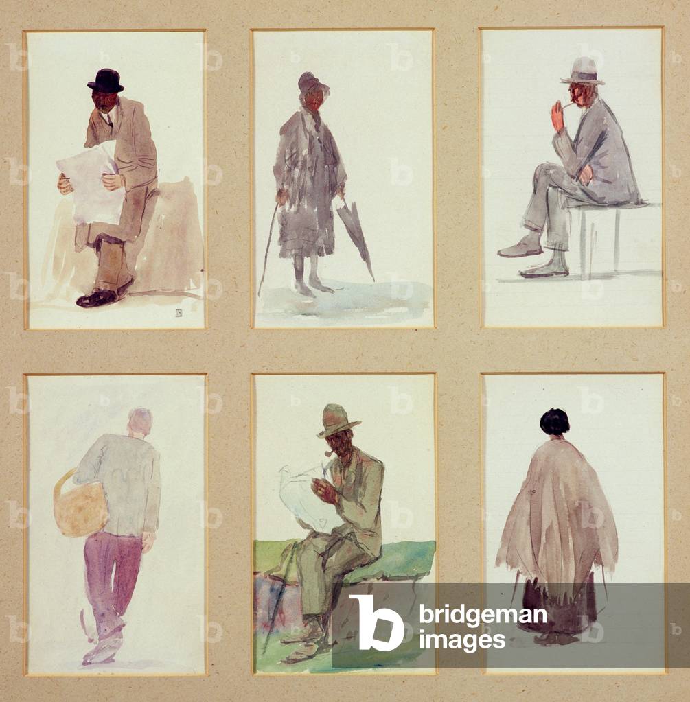 Six Watercolour Sketches (w/c on paper)