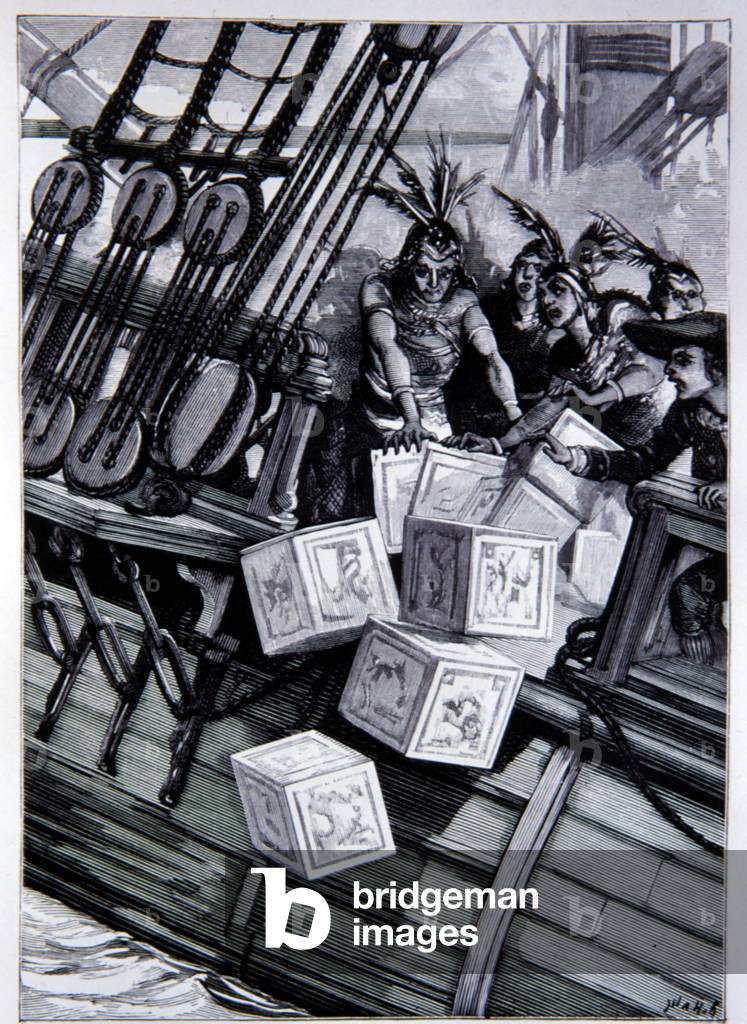 Boston Tea Party, 1773 USA