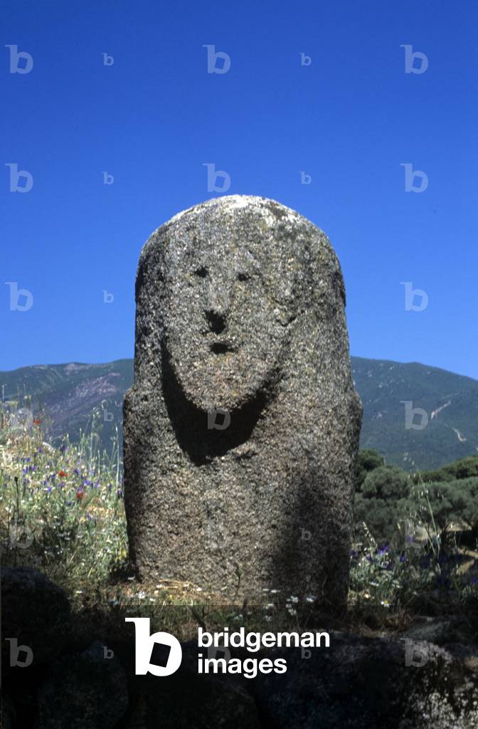 Filitosa, Central Monument, Menhir statue, Oppidum, megalithic, Corsica