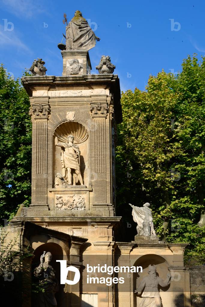 John the Baptist Sculpture on Joseph Sec Monument or Mausoleum Aix-en-Provence France, 1792 (sculpture)