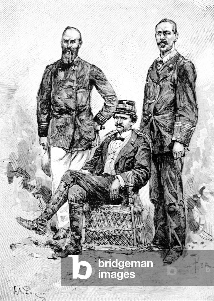 French General Gustave Borguis-Desbordes, 1884 (engraving)