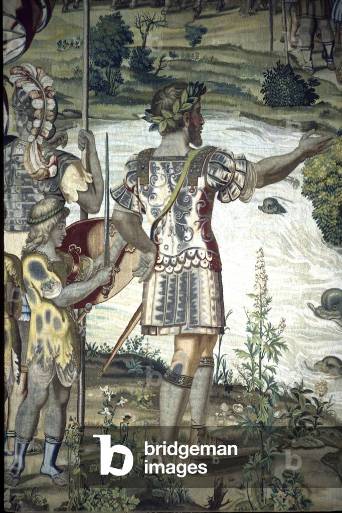 Scipio Africanus Elder, 200 BC. Battle of Zama, 17th cent tapestry
