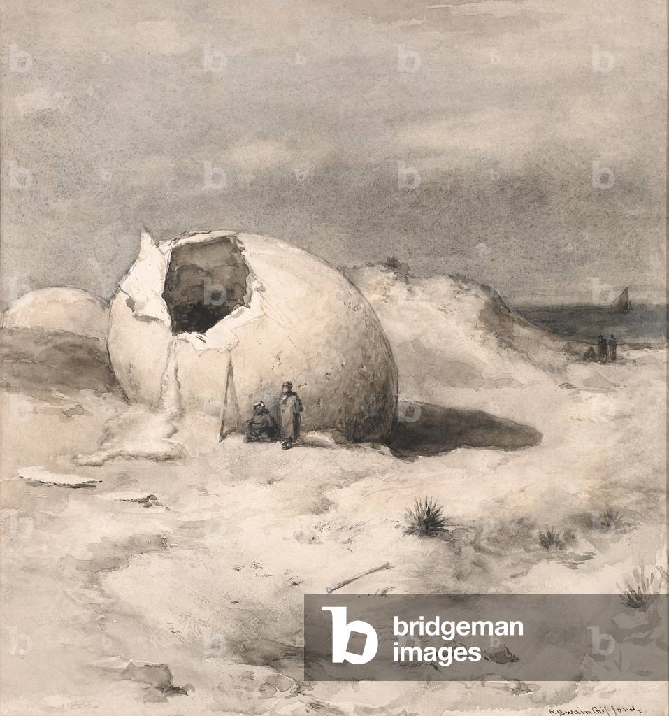 The Roc's Egg (Marco Polo), 1897 (w/c & gouache on paper) 