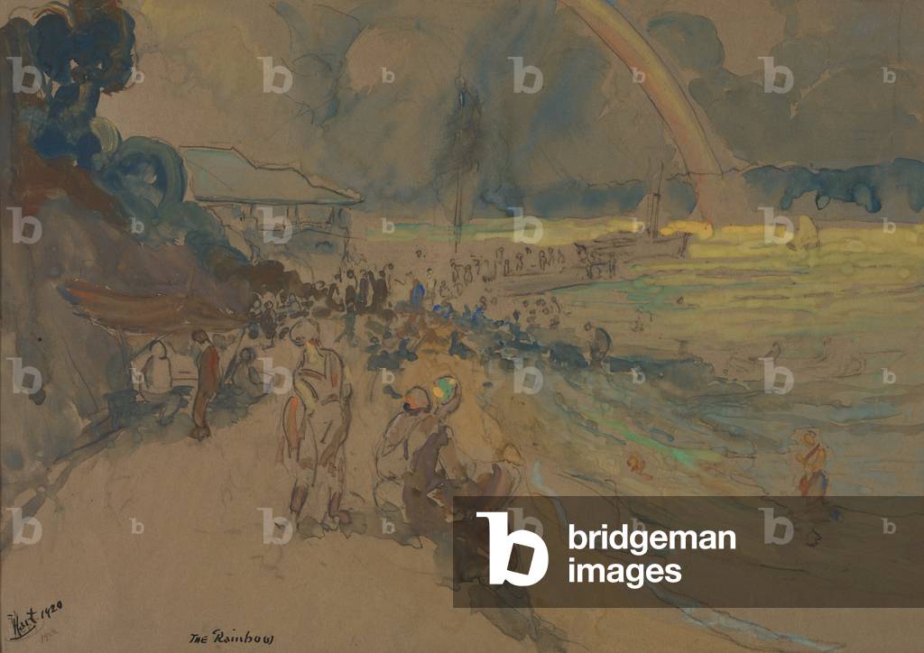The Rainbow, 1920 (w/c on paper) 