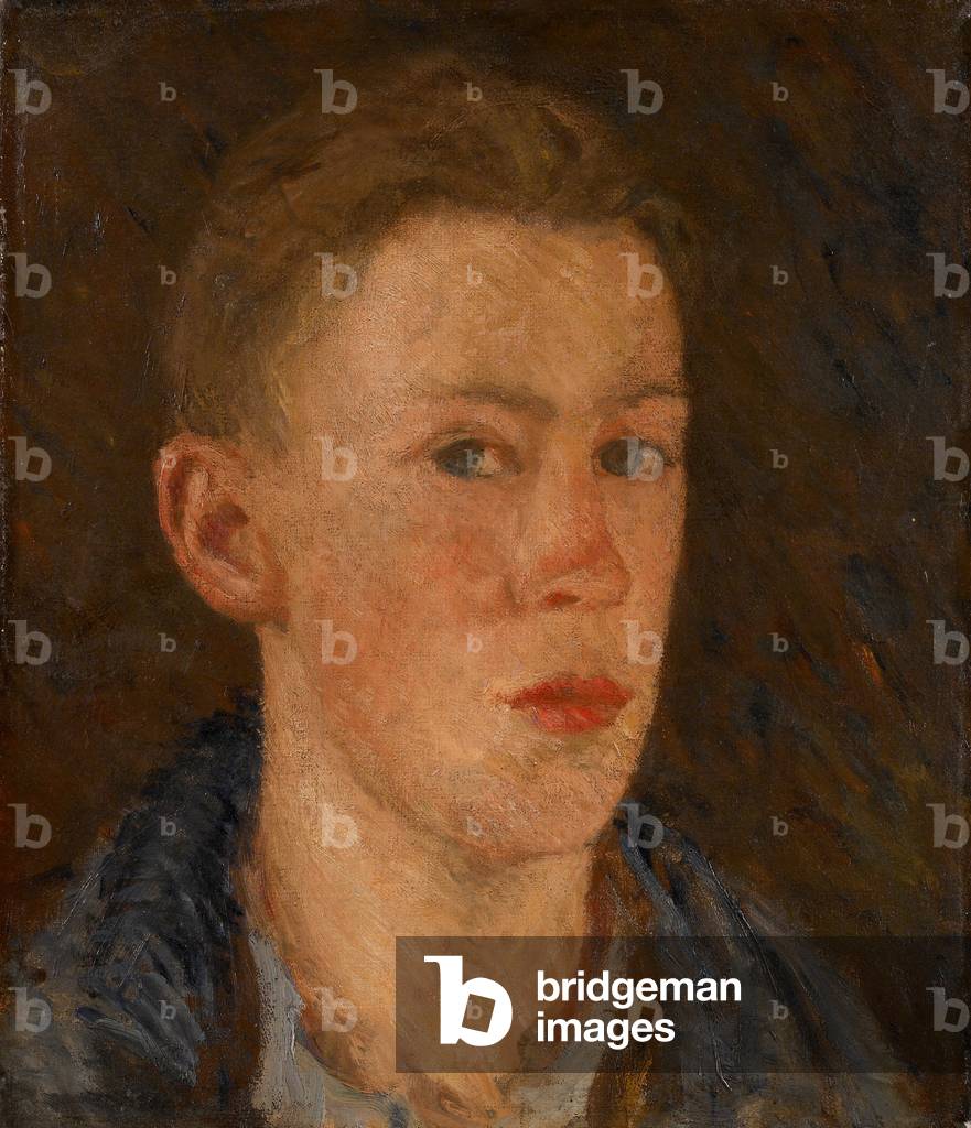 Portrait of Robert Malcolm Adams, 1914 (oil on canvas) 