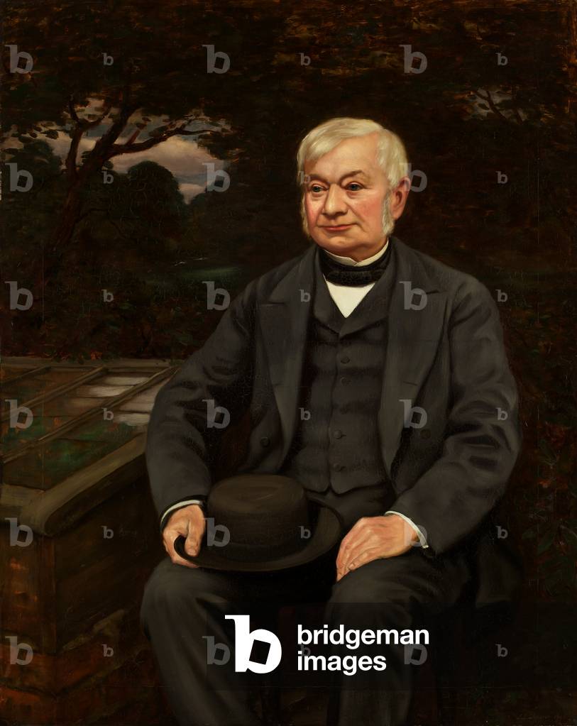 Portrait of Joseph Livesey (oil on canvas) 