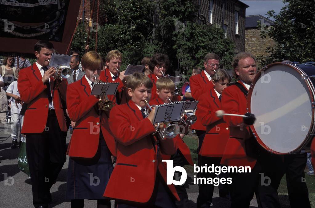 Marching Band, at Durham Miners' Gala, 1995.