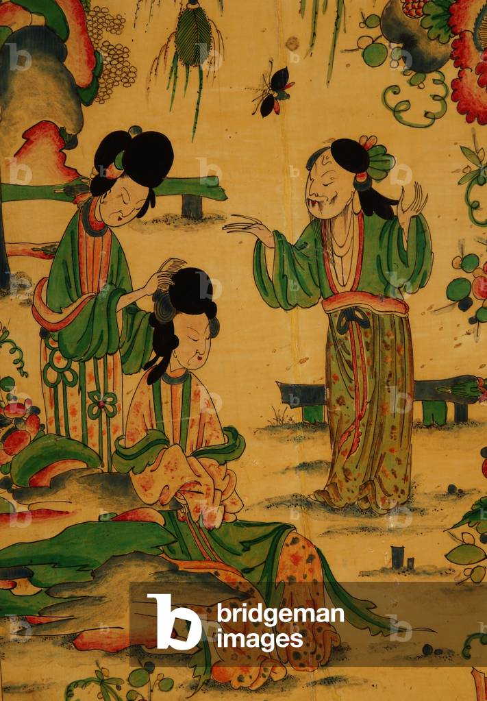 The Witcombe Cabinet, c.1697 (japanned and silvered wood) 