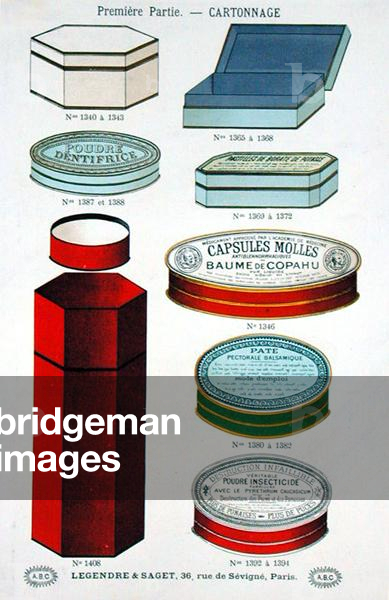 Pharmaceutical packaging (coloured print)