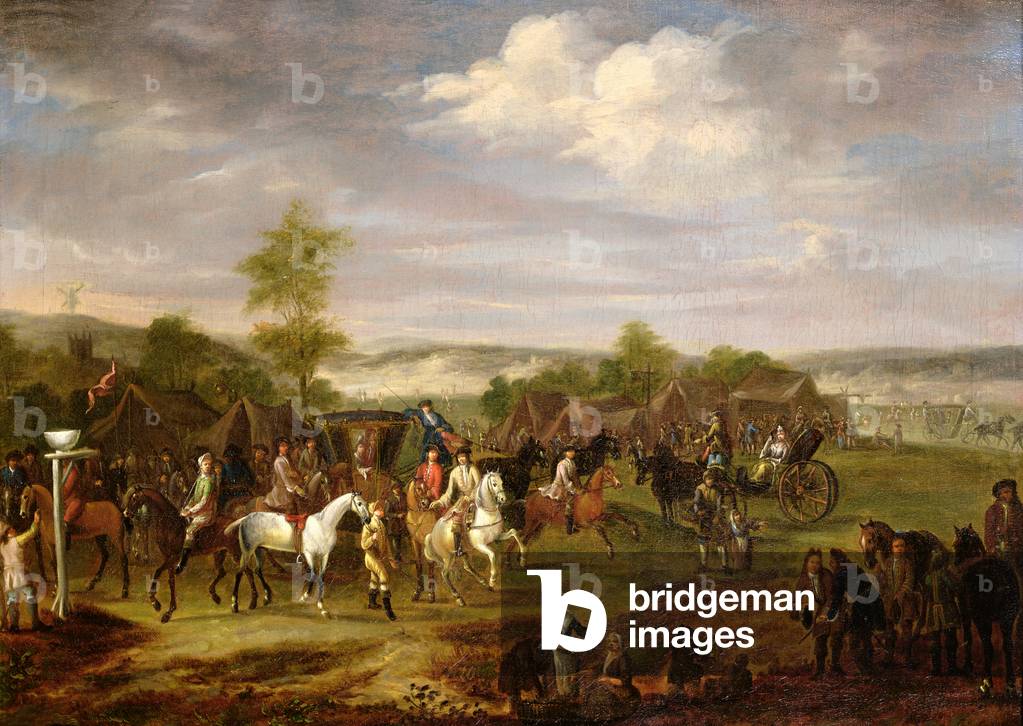 Meeting at Clifton and Rawcliffe Ings, York, September 1709 (oil on canvas)
