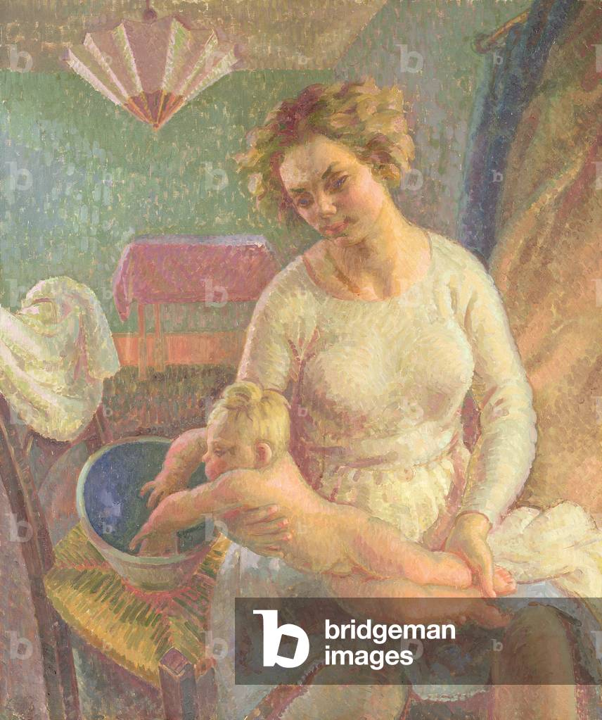 L'Infante: ritratto della moglie dell'artista e di sua figlia, 1933 circa