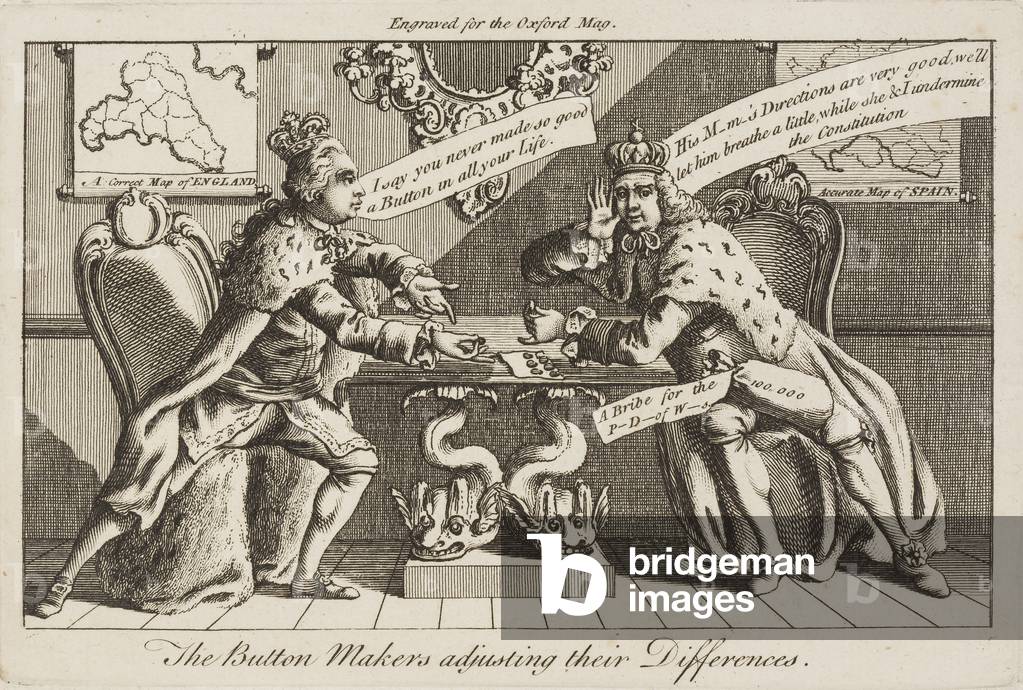 The Button Makers Adjusting Their Differences, 1770 (engraving)