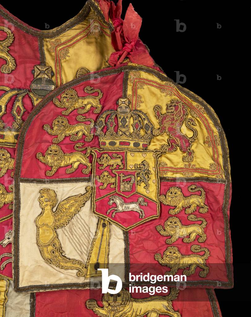 Herald's tabard, c.1810-30 (silk damask & silk satin)