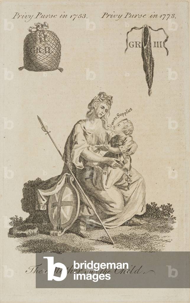 The Mother and the Child, 1773 (engraving)