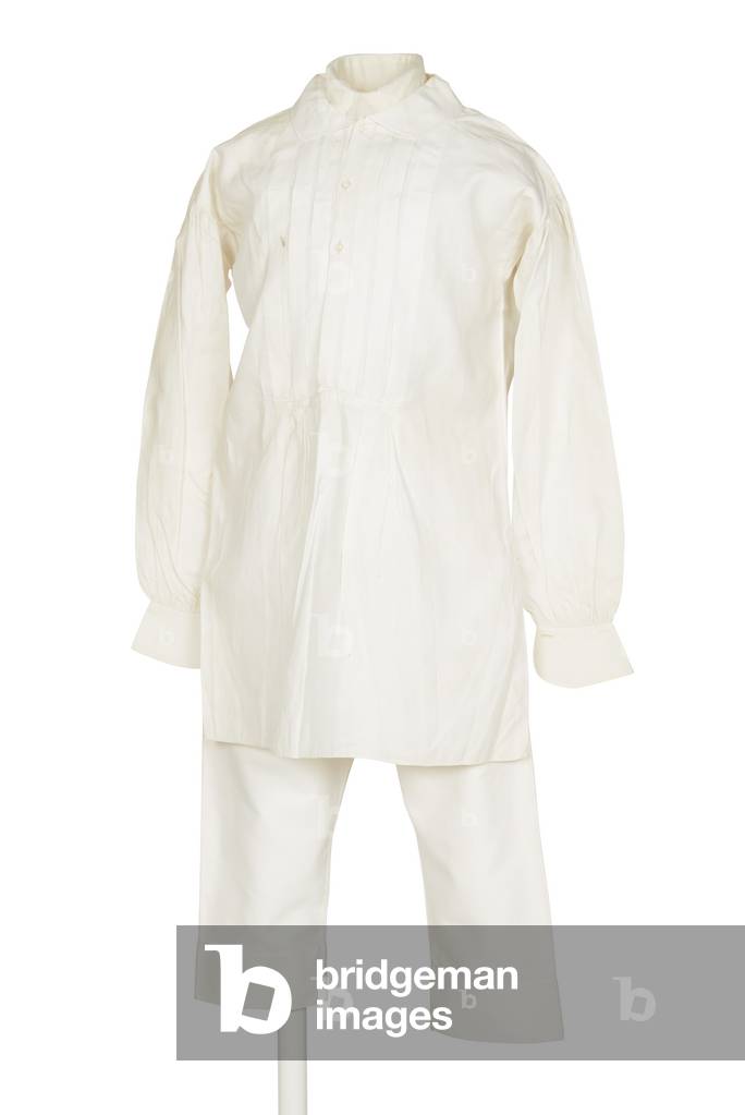 Dress shirt worn by one of Queen Victoria's children, 1840-49