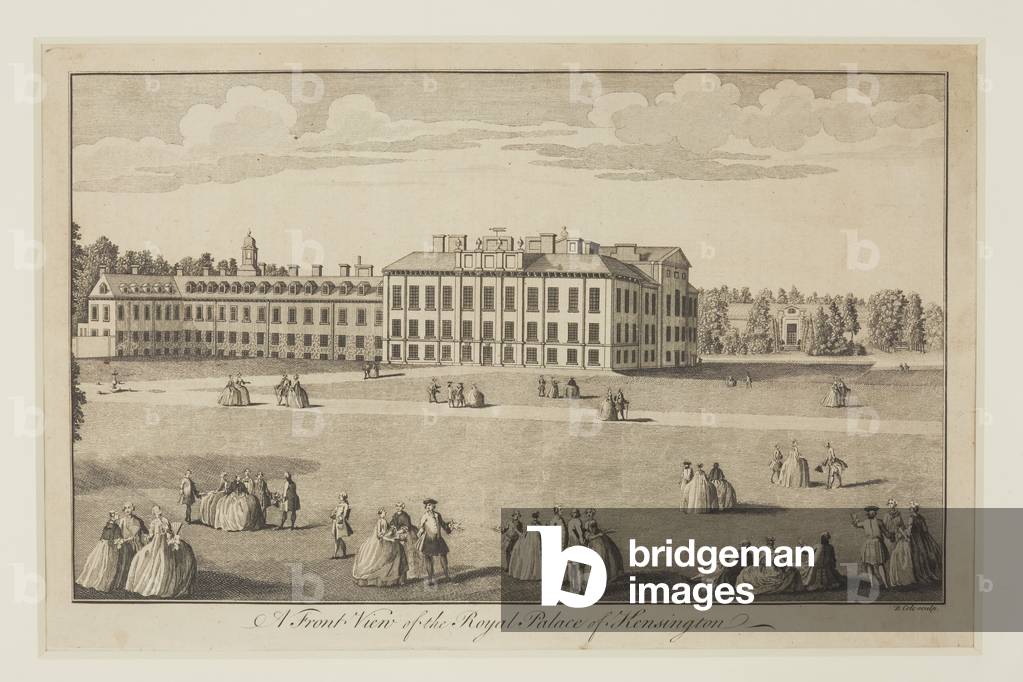 'A Front View of the Royal Palace of Kensington',