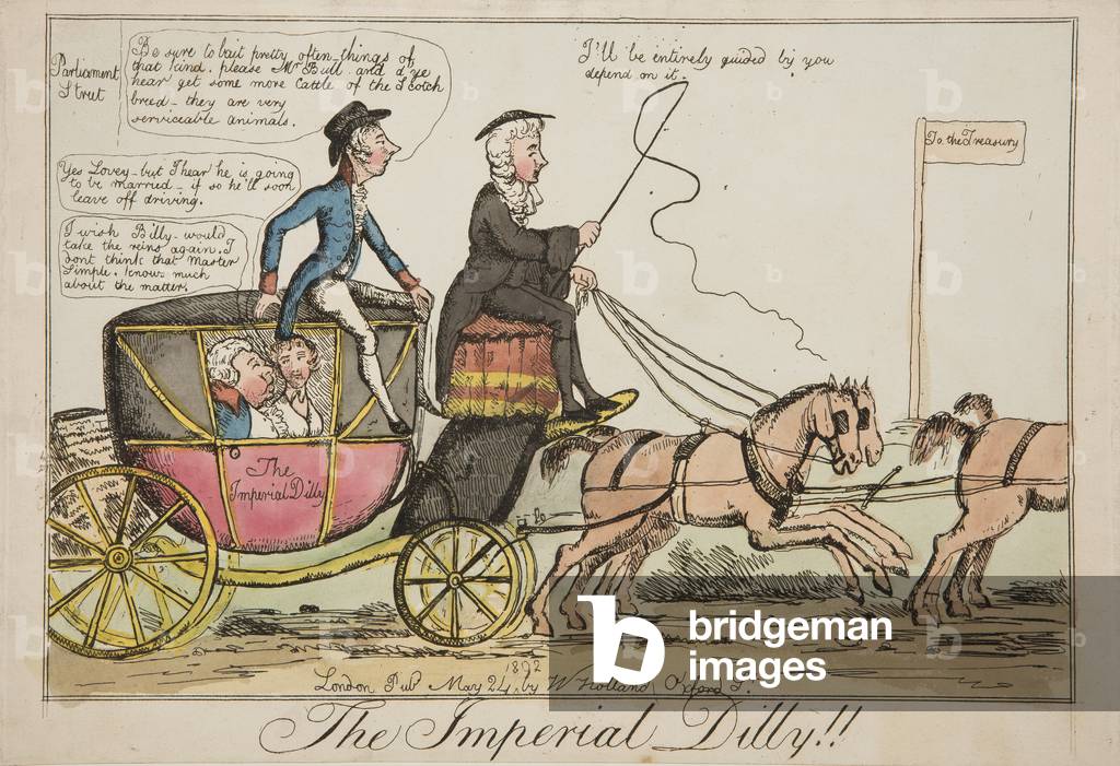 The Imperial Dilly, 1802 (coloured engraving)