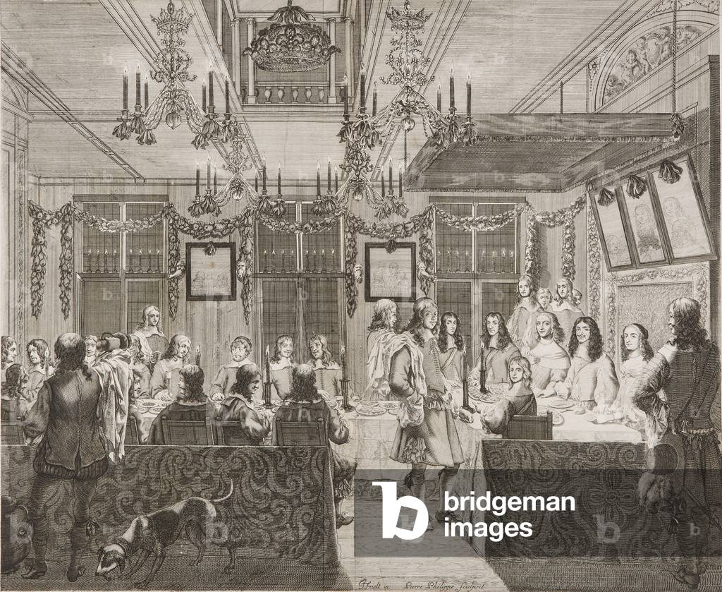 King Charles II dining with Lucy Walter