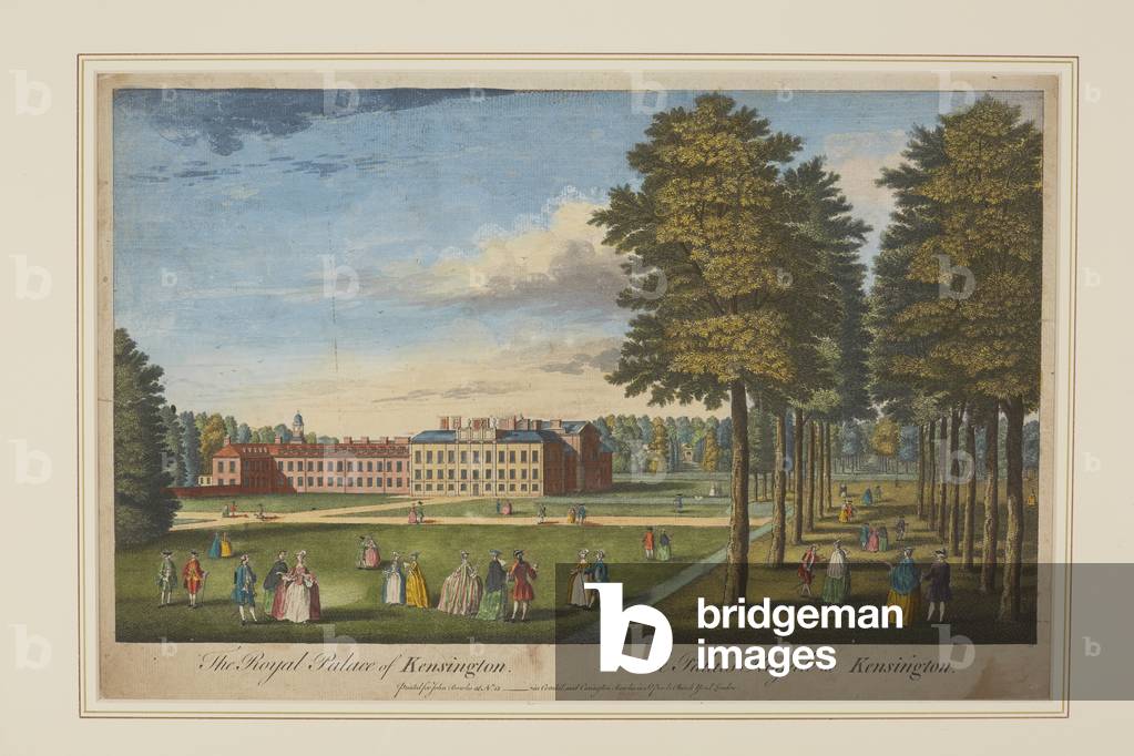 The Royal Palace of Kensington', published by John Bowles, c.1750