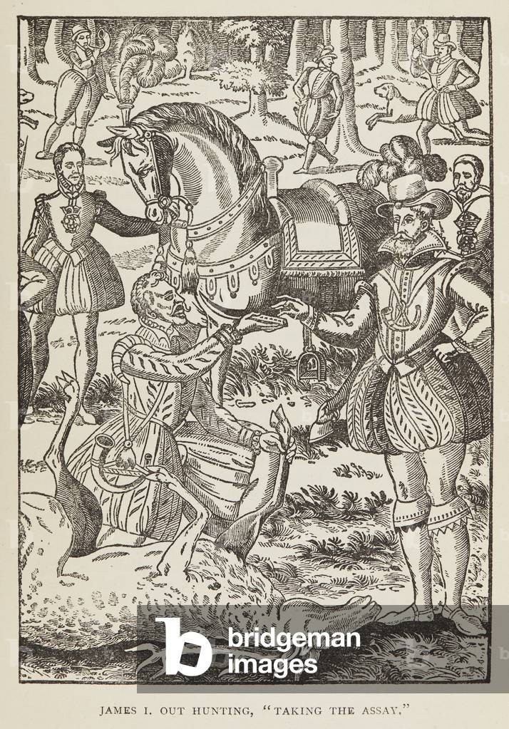 King James I hunting