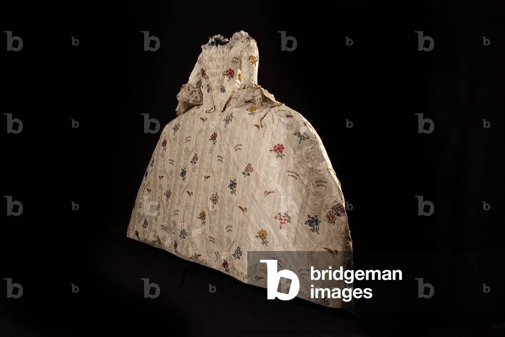 The Spitalfields mantua, 1750-55 (brocaded silk) (see also 2624432-4)