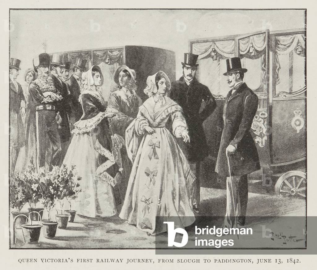 Queen Victoria's first railway journey, 1842