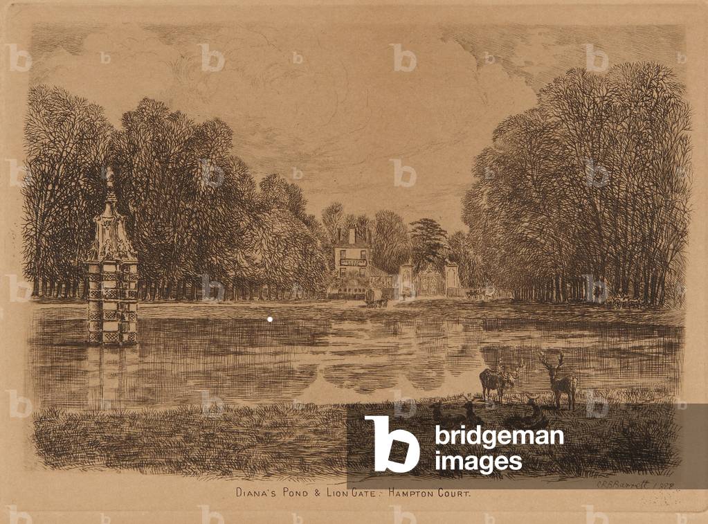 Arethusa Fountain (etching)
