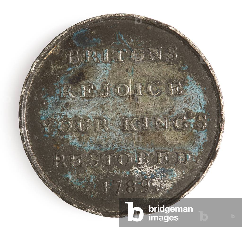 Dr Willis commemorative coin, 1789