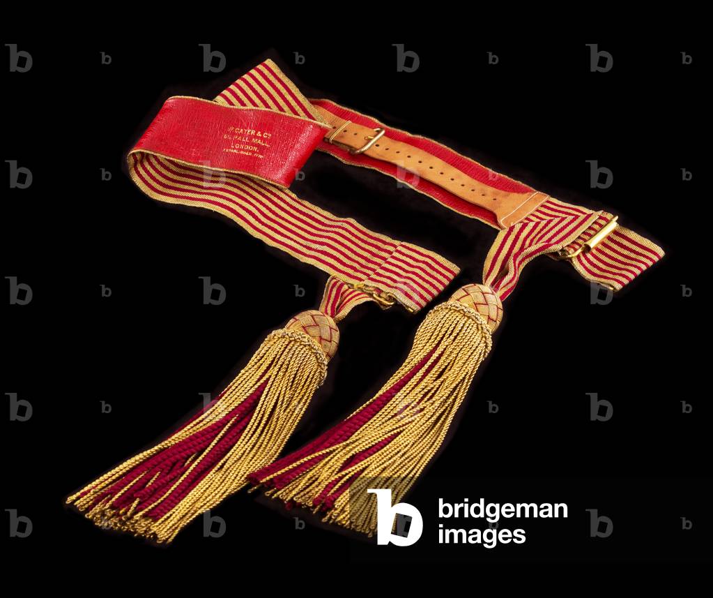 Equerry's sash, c.1870-90 (silk)