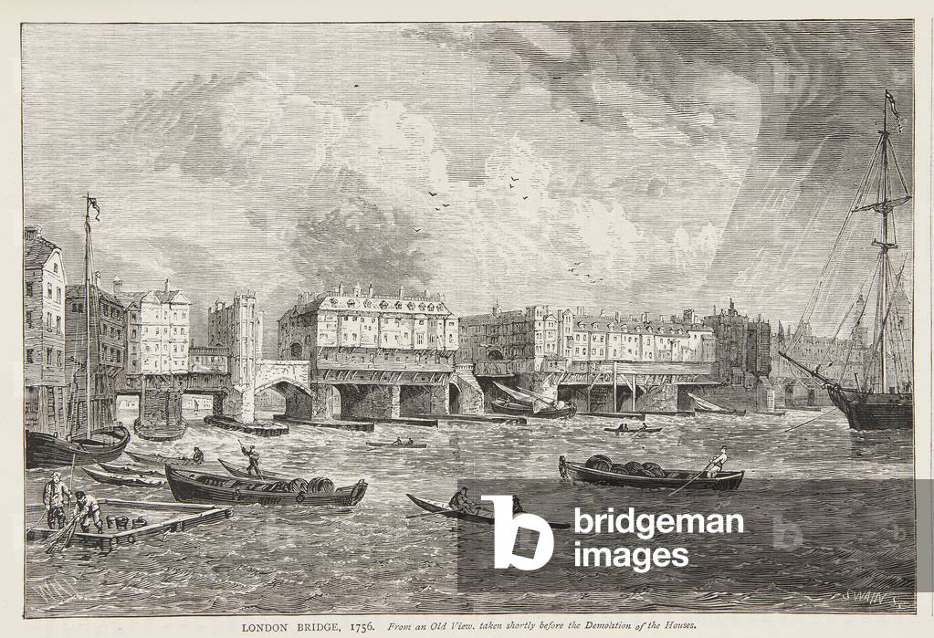 London Bridge, 1756