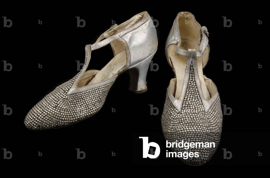 Lady's court shoes, 1927 (kid leather & paste beads) (see also 2624995-7)