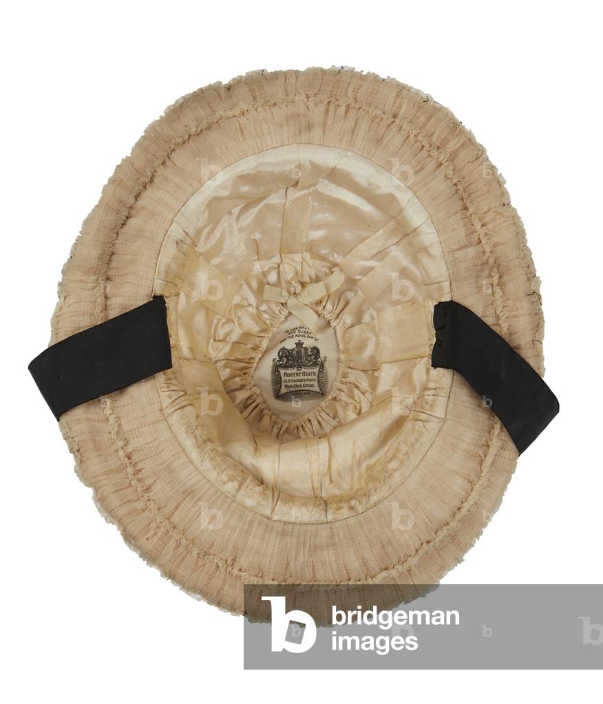 Straw hat worn by Queen Victoria, Robert Heath Ltd, 1880s