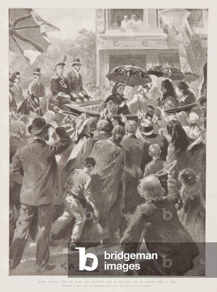 Queen Victoria in the East End, 1873