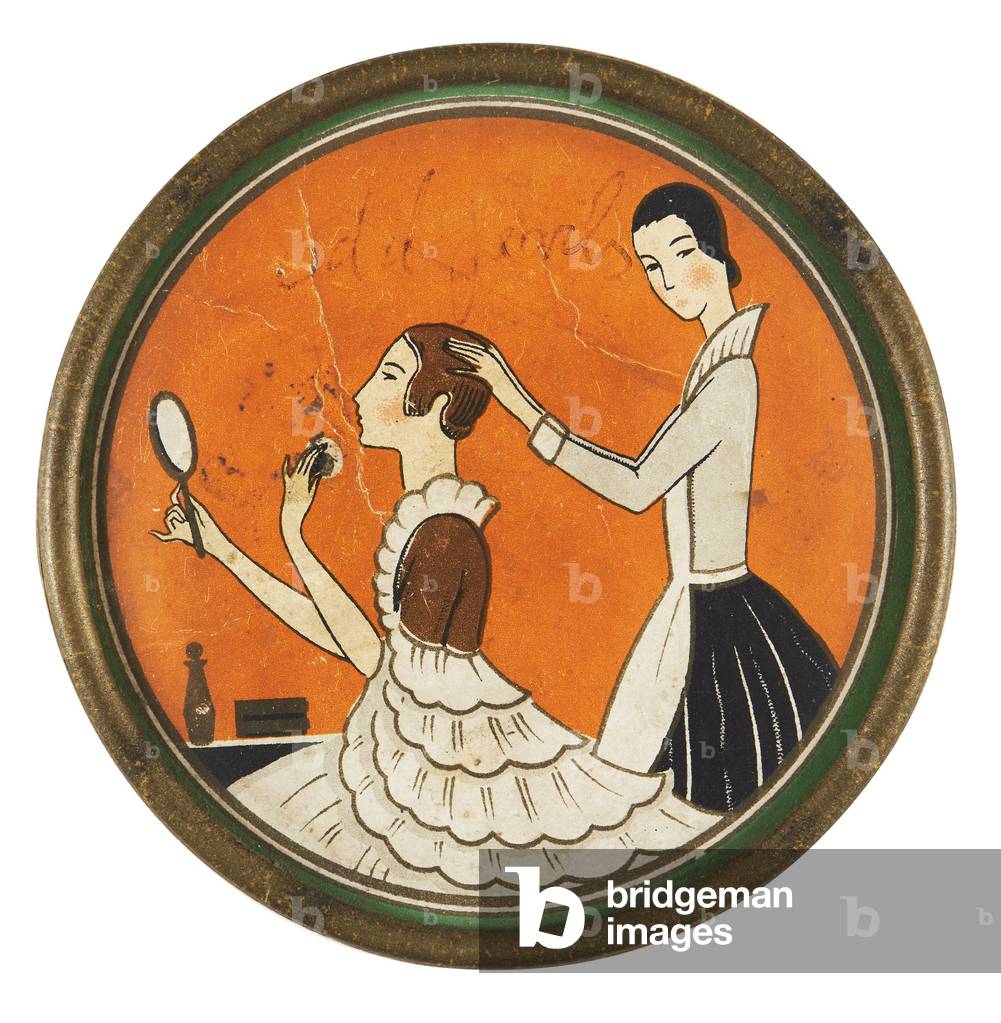 Face powder box, 1920-30