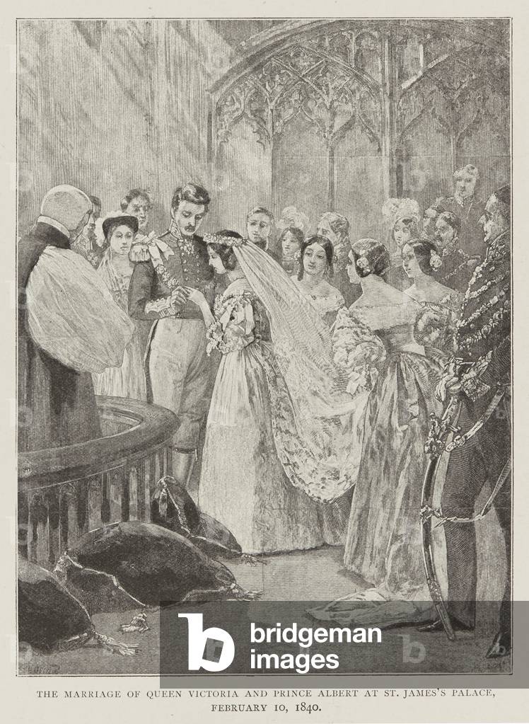 The marriage of Queen Victoria and Prince Albert, 1840