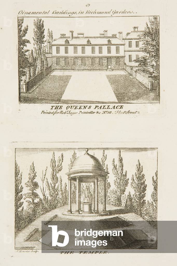 Ornamental buildings in Richmond Gardens