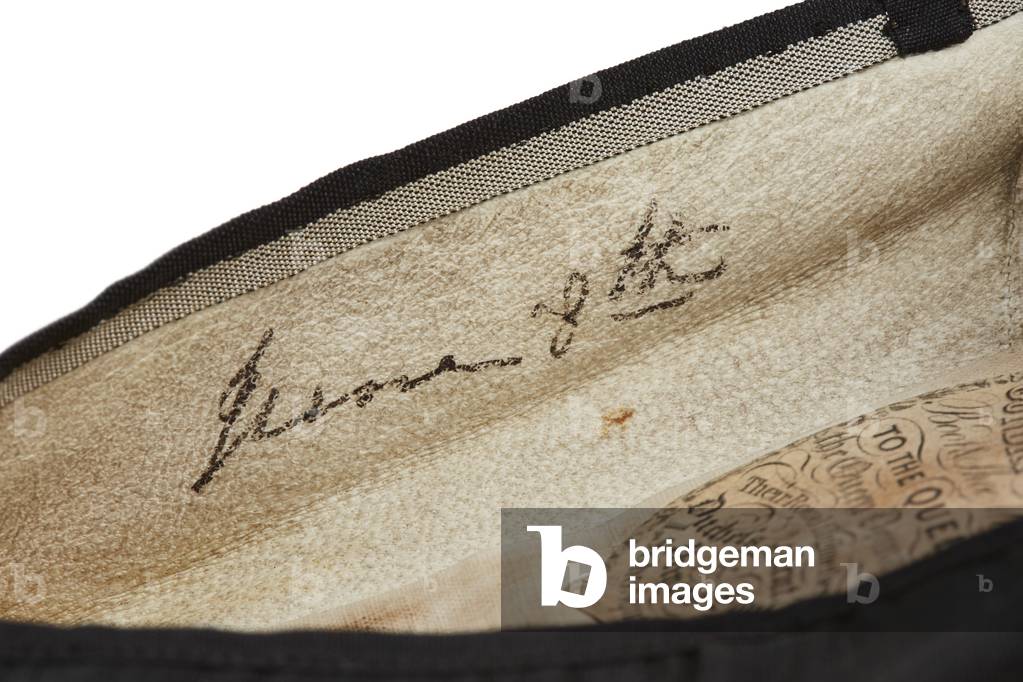Queen Victoria's black satin shoes, by Gundry & Son