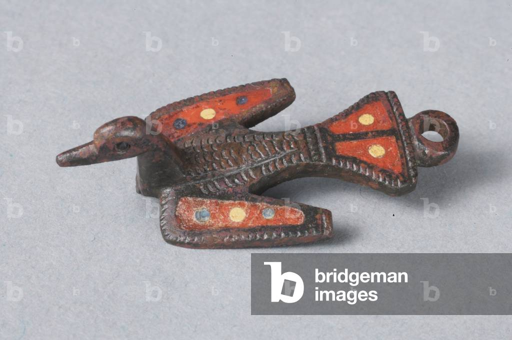 "Gallo-Romano zoomorphe Fibel eines Vogels (Bronze & Emaille)" von Roman Imperial Period