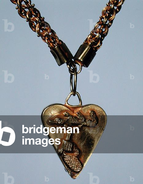Akan Necklace, from Ghana (gold) (detail) (see also 186325)
