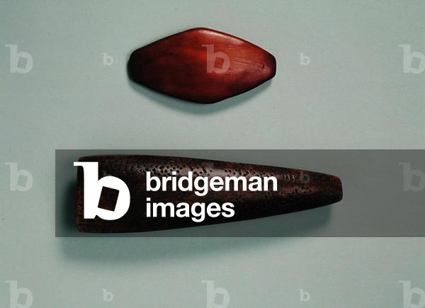 Tongue Amulet and Beater (ivory)