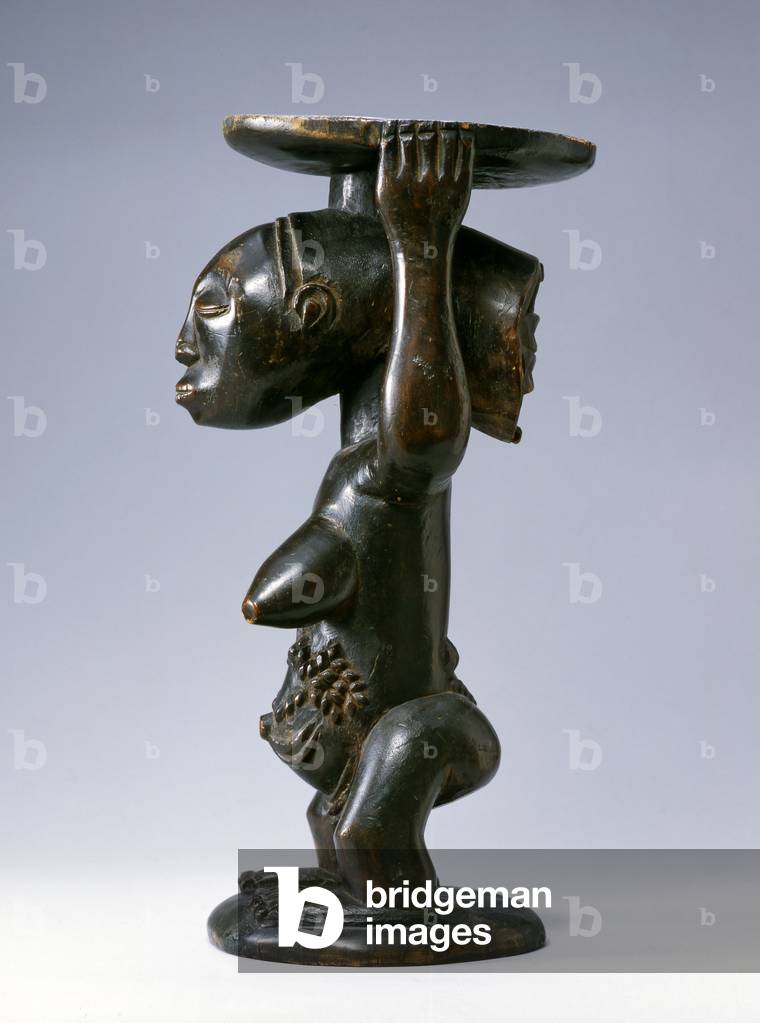 Tabouret Luba par African School