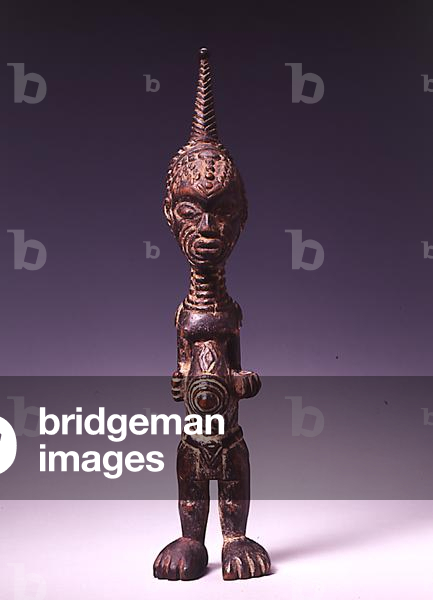 Luluwa Female Figure from Congo (wood) (see also 186389, 186391)