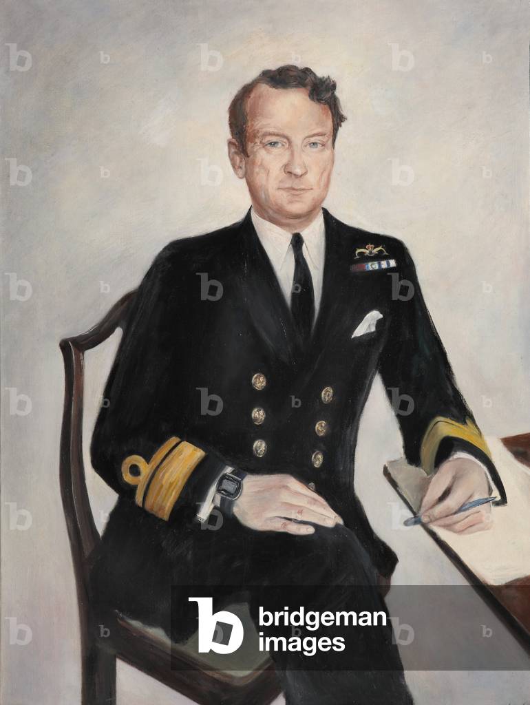 Admiral writing, 1999 (oil on canvas)