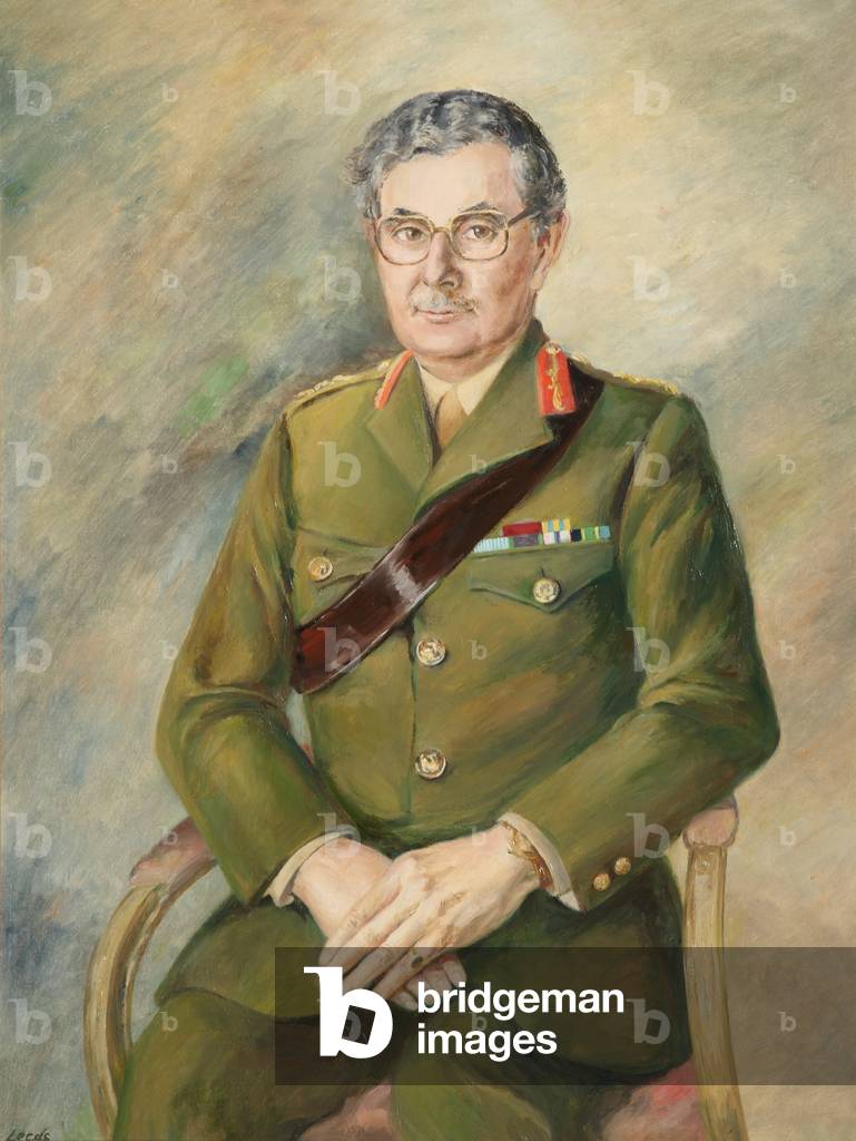 General in service dress, 1999 (oil on canvas)