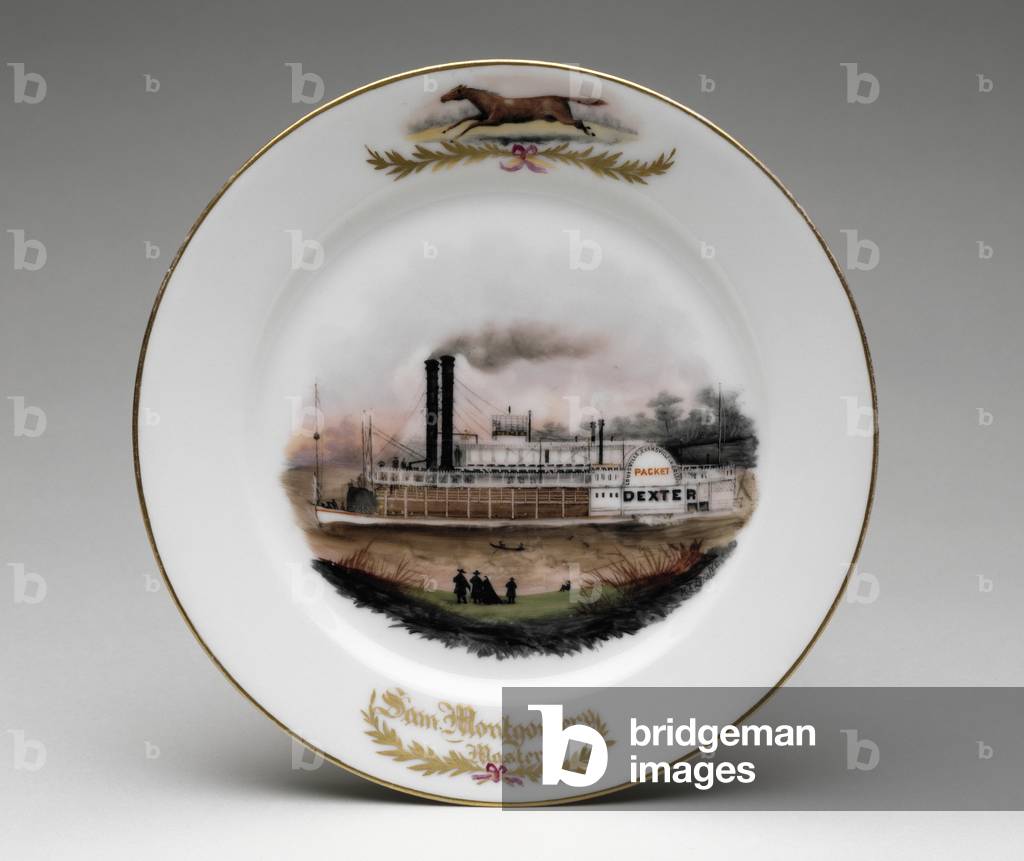 Plate, 1868 (porcelain)
