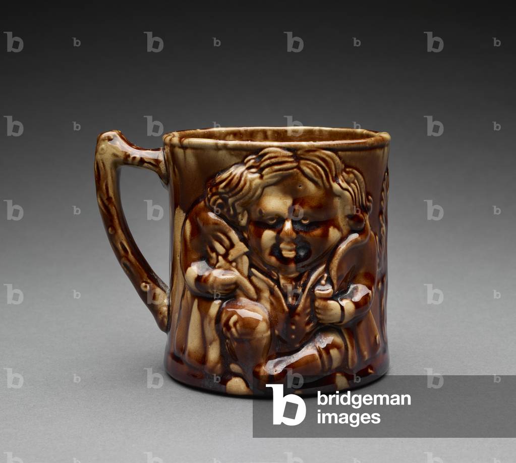 Mug, c.1850-55 (earthenware)