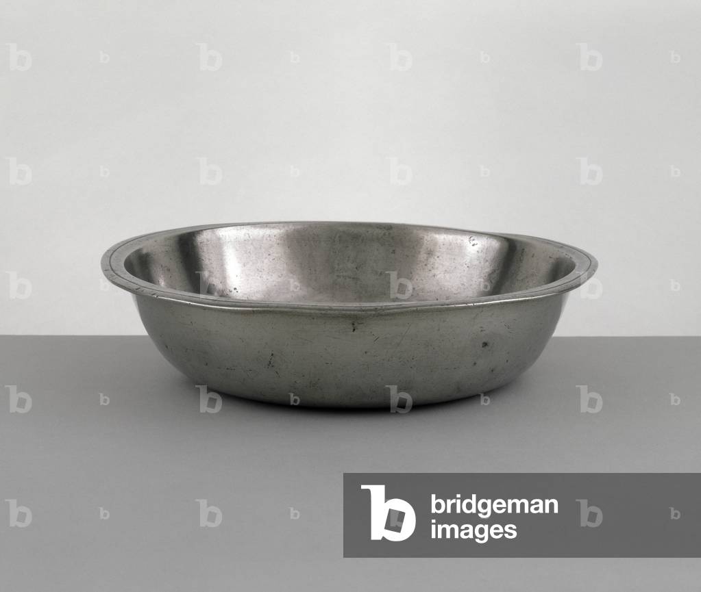Basin, 1760-1790 (pewter)