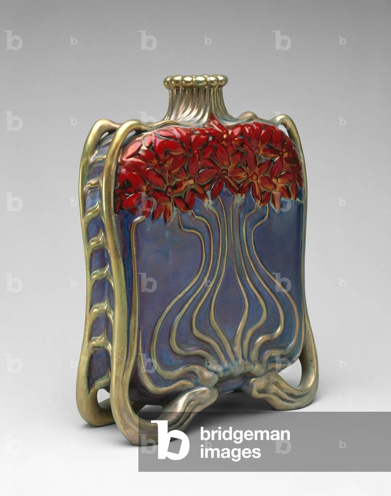 Immagine di Ceramica "Bottiglia", 19th Secolo di Vilmos Zsolnay