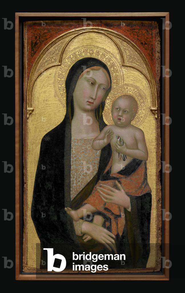 Virgin and Child, c.1340-50 (tempera & gold leaf on wood)