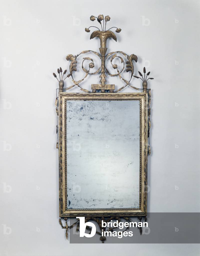 Pier Glass, 1785-1820 (gilded spruce; eastern white pine, sylvestris pine, and composition)